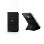  Spigen MagSafe Card Holder in black for carrying cards, designed for compatibility with iPhone.