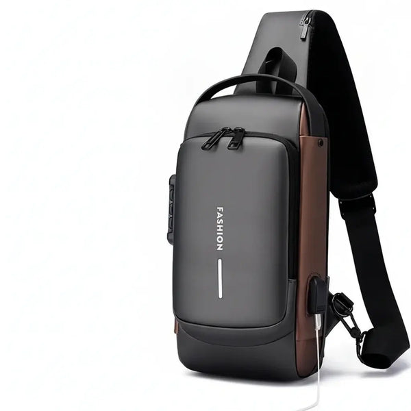 Anti-Theft USB Charging Chest Bag