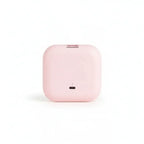  Portable LED Makeup Mirror with magnification, compact and travel-friendly design in pink.