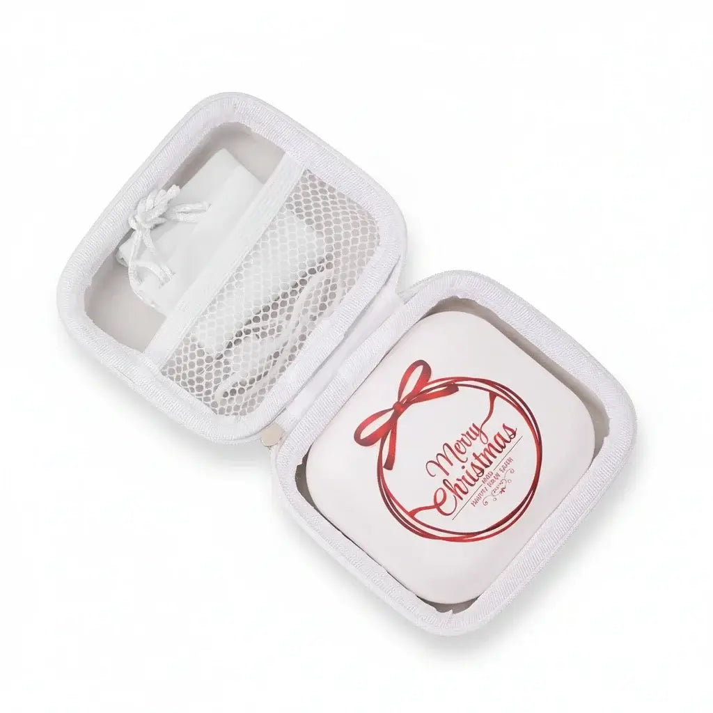  Portable LED Makeup Mirror with magnification, compact and travel-friendly design in pink.
