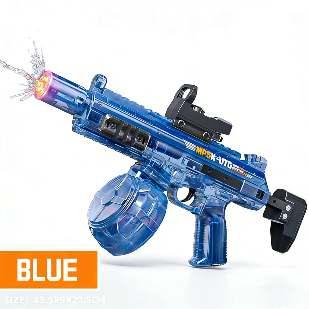  Simulated Recoil Electric Water Gun in action, great for summer fun and perfect for children.